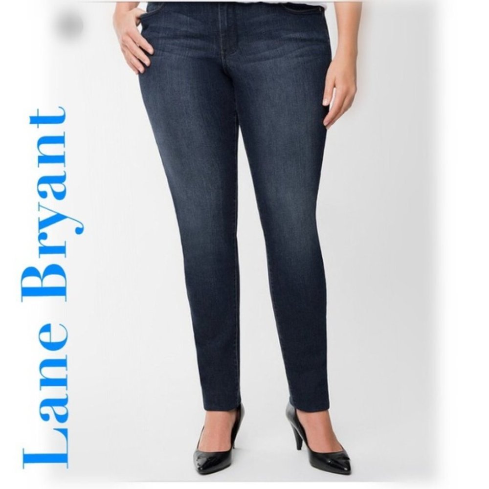 Lane Bryant Plus Size 28W x 29 Genius Fit Skinny Jean Ankle 559